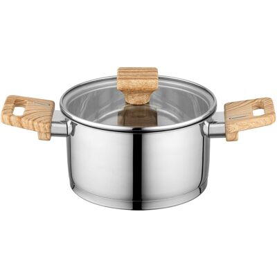 Garnek Florina Fitter 18 Cm 2,5l Stal Nierdzewna Z Pokrywką Indukcja Gaz Garnek Florina Fitter 18 Cm 2,5l Stal Nierdzewna Z Pokrywką Indukcja Gaz