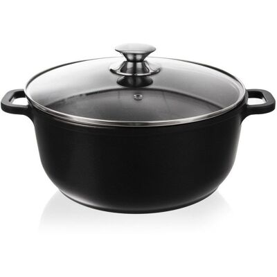 Artemis Garnek Granitowy z Pokrywką do Gotowania Duszenia Pieczenia 28 cm 7L Grande Artemis Garnek Granitowy z Pokrywką do Gotowania Duszenia Pieczenia 28 cm 7L Grande