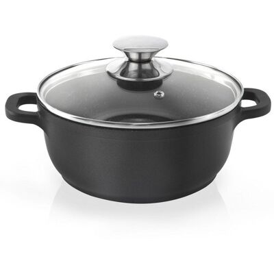 Artemis Garnek Granitowy z Pokrywką Gotowania Duszenia Pieczenia 16 cm 1,4L Grande Artemis Garnek Granitowy z Pokrywką Gotowania Duszenia Pieczenia 16 cm 1,4L Grande
