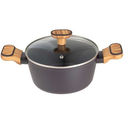 Garnek Multiclad 20cm Z Pokrywą Bergner Bg-56036 Charcoal Garnek Multiclad 20cm Z Pokrywą Bergner Bg-56036 Charcoal