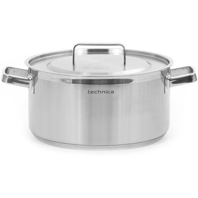 Garnek Niski 12,9 L O Średnicy 320 Mm Z Pokrywką Ze Stali Nierdzewnej Technica, Platinum Line Garnek Niski 12,9 L O Średnicy 320 Mm Z Pokrywką Ze Stali Nierdzewnej Technica, Platinum Line