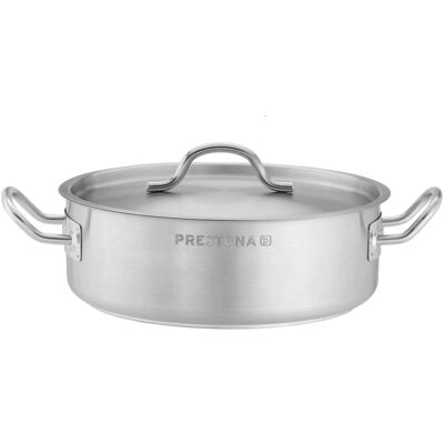Technica Garnek Niski 2,2 L O Średnicy 200 Mm Z Pokrywką Ze Stali Nierdzewnej Prestona, 210121 Technica Garnek Niski 2,2 L O Średnicy 200 Mm Z Pokrywką Ze Stali Nierdzewnej Prestona, 210121
