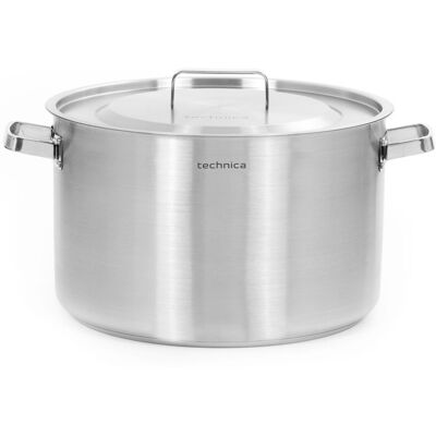 Garnek Niski 31,4 L O Średnicy 400 Mm Z Pokrywką Ze Stali Nierdzewnej Technica, Platinum Line Garnek Niski 31,4 L O Średnicy 400 Mm Z Pokrywką Ze Stali Nierdzewnej Technica, Platinum Line