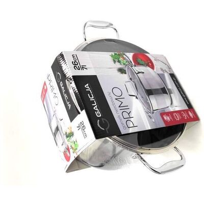 Galicja Garnek Primo Ndz 26cm/7l 8350 Galicja Garnek Primo Ndz 26cm/7l 8350