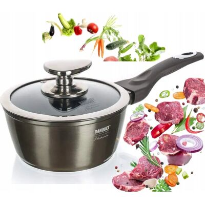 GARNEK RONDEL 16 cm 1,2 L kuchenny METALLIC premium banquet na prezent box GARNEK RONDEL 16 cm 1,2 L kuchenny METALLIC premium banquet na prezent box