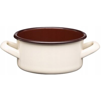 Garnek, Rondel Tradycyjny Galicja Gordon 18cm, 2 L Kremowy Garnek, Rondel Tradycyjny Galicja Gordon 18cm, 2 L Kremowy