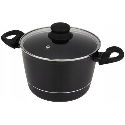 Banquet GARNEK ROYAL 20cm GALICJA tradycyjny czarny do gotowania zupa 3,2 L wysoki Banquet GARNEK ROYAL 20cm GALICJA tradycyjny czarny do gotowania zupa 3,2 L wysoki