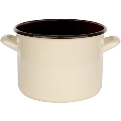 Altom Garnek SILESIA, kremowy, 24x24x17 cm, 7,5 l Altom Garnek SILESIA, kremowy, 24x24x17 cm, 7,5 l