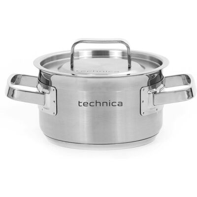 Garnek Średni 1,9 L O Średnicy 160 Mm Z Pokrywką Ze Stali Nierdzewnej Technica, Platinum Line Garnek Średni 1,9 L O Średnicy 160 Mm Z Pokrywką Ze Stali Nierdzewnej Technica, Platinum Line
