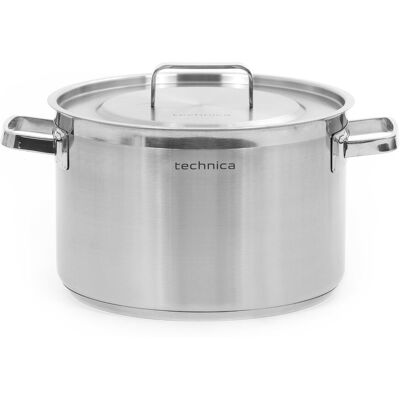 Garnek Średni 11,1 L O Średnicy 280 Mm Z Pokrywką Ze Stali Nierdzewnej Technica, Platinum Line Garnek Średni 11,1 L O Średnicy 280 Mm Z Pokrywką Ze Stali Nierdzewnej Technica, Platinum Line