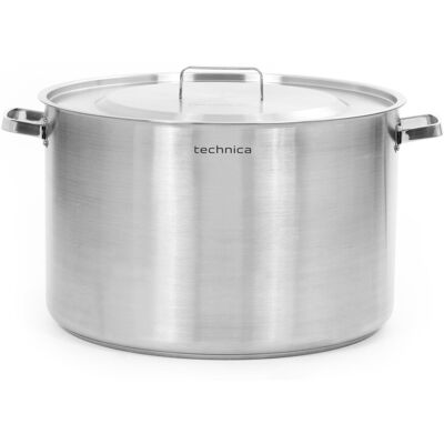 Garnek Średni 62,8 L O Średnicy 500 Mm Z Pokrywką Ze Stali Nierdzewnej Technica, Platinum Line Garnek Średni 62,8 L O Średnicy 500 Mm Z Pokrywką Ze Stali Nierdzewnej Technica, Platinum Line