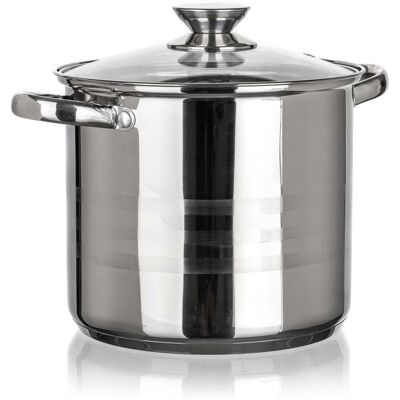 GARNEK STALOWY 20cm Z POKRYWĄ BANQUET LIVING 5,6L GARNEK STALOWY 20cm Z POKRYWĄ BANQUET LIVING 5,6L