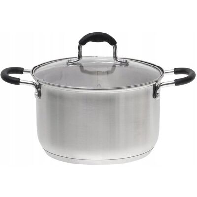 Ambition GARNEK STALOWY NIERDZEWNY + POKRYWKA SMART KITCHEN DAVOS 6,3 L 24 CM Ambition GARNEK STALOWY NIERDZEWNY + POKRYWKA SMART KITCHEN DAVOS 6,3 L 24 CM