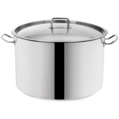 Artemis Garnek Stalowy Premium Duży do Gotowania Gastronomiczny z Pokrywką 40cm 30L Artemis Garnek Stalowy Premium Duży do Gotowania Gastronomiczny z Pokrywką 40cm 30L