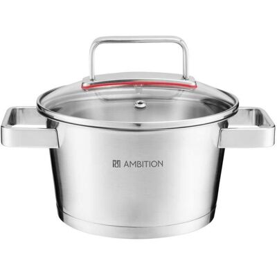 Garnek stalowy z pokrywką Selection 24 cm 5,3 l AMBITION Garnek stalowy z pokrywką Selection 24 cm 5,3 l AMBITION