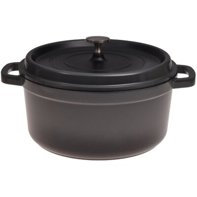 Kamille Garnek Tradycyjny Aluminiowy 16cm Z Pokrywką Gaz Indukcja Piekarnika Szary Kamille Garnek Tradycyjny Aluminiowy 16cm Z Pokrywką Gaz Indukcja Piekarnika Szary