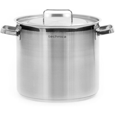 Garnek Wysoki 15,4 L O Średnicy 280 Mm Z Pokrywką Ze Stali Nierdzewnej Technica, Platinum Line Garnek Wysoki 15,4 L O Średnicy 280 Mm Z Pokrywką Ze Stali Nierdzewnej Technica, Platinum Line