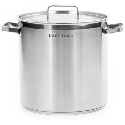 Garnek Wysoki 17,2 L O Średnicy 280 Mm Z Pokrywką Ze Stali Nierdzewnej Technica, Platinum Line Garnek Wysoki 17,2 L O Średnicy 280 Mm Z Pokrywką Ze Stali Nierdzewnej Technica, Platinum Line