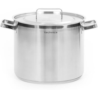 Garnek Wysoki 20,9 L O Średnicy 320 Mm Z Pokrywką Ze Stali Nierdzewnej Technica, Platinum Line Garnek Wysoki 20,9 L O Średnicy 320 Mm Z Pokrywką Ze Stali Nierdzewnej Technica, Platinum Line