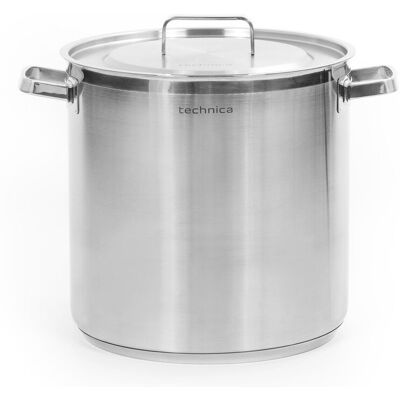 Garnek Wysoki 21,2 L O Średnicy 300 Mm Z Pokrywką Ze Stali Nierdzewnej Technica, Platinum Line Garnek Wysoki 21,2 L O Średnicy 300 Mm Z Pokrywką Ze Stali Nierdzewnej Technica, Platinum Line