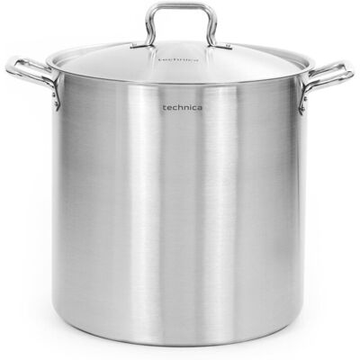 Garnek Wysoki 50,2 L O Średnicy 400 Mm Z Pokrywką Ze Stali Nierdzewnej Technica, Gold Line Garnek Wysoki 50,2 L O Średnicy 400 Mm Z Pokrywką Ze Stali Nierdzewnej Technica, Gold Line