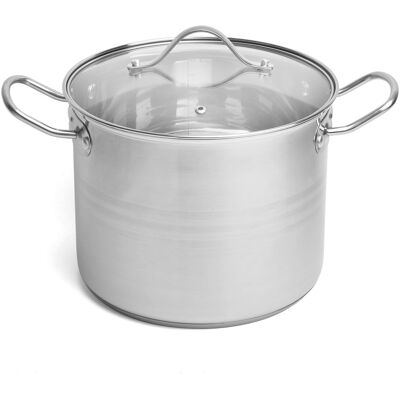 Garnek Wysoki Konighoffer Stock Pot, Srebrny, 6,5 L Garnek Wysoki Konighoffer Stock Pot, Srebrny, 6,5 L