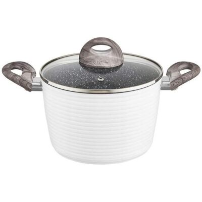 Garnek wysoki z pokrywą 24 cm z kolekcji Wavy AMBITION Garnek wysoki z pokrywą 24 cm z kolekcji Wavy AMBITION