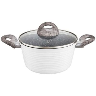 Garnek z pokrywą 24 cm z kolekcji Wavy AMBITION Garnek z pokrywą 24 cm z kolekcji Wavy AMBITION