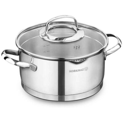 Garnek Z Pokrywką Stal 18/10 Korkmaz Steama 1,6 L Garnek Z Pokrywką Stal 18/10 Korkmaz Steama 1,6 L