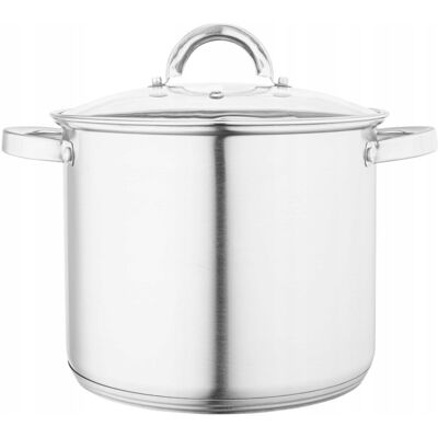 Lumarko - Garnek Wysoki Nierdz. - 24 cm - 8,5 L - Saucepan Lumarko - Garnek Wysoki Nierdz. - 24 cm - 8,5 L - Saucepan
