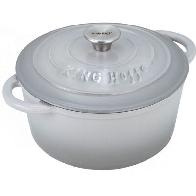 Kinghoff Żeliwna garnek emaliowany 24cm - Żeliwny garnek Kinghoff Żeliwna garnek emaliowany 24cm - Żeliwny garnek