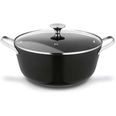Garnek Żeliwny Emaliowany Z Pokrywką Konighoffer Hanoi 5,6 L 28 Cm Garnek Żeliwny Emaliowany Z Pokrywką Konighoffer Hanoi 5,6 L 28 Cm