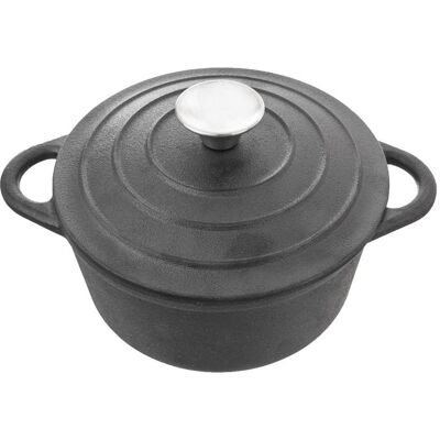 Artemis Garnek Żeliwny z Pokrywką do Gotowania Duszenia Pieczenia Brytfanka 23cm 4L Artemis Garnek Żeliwny z Pokrywką do Gotowania Duszenia Pieczenia Brytfanka 23cm 4L