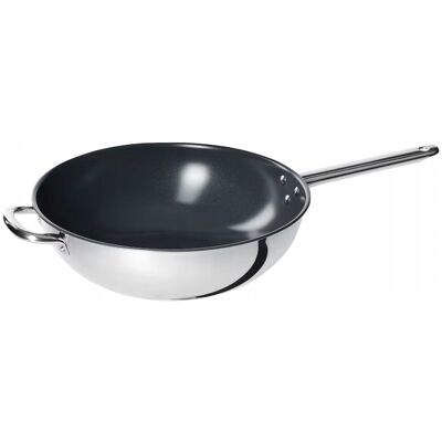 Ikea Ikea 365+ Wok, Stal Nierdz/powłoka Zapobiegająca Przywieraniu, 32 Cm Ikea Ikea 365+ Wok, Stal Nierdz/powłoka Zapobiegająca Przywieraniu, 32 Cm