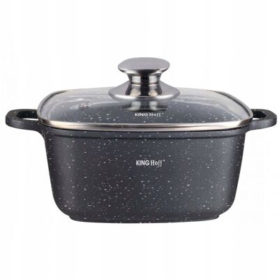 Kinghoff Garnek Marmurowy 22cm Kh-1602 3,7l Kinghoff Garnek Marmurowy 22cm Kh-1602 3,7l