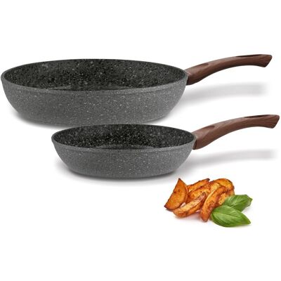 Tadar Komplet Patelni 2x Granitowa Patelnia Indukcja Gaz Non Stick 20/28cm Venga Konighoffer Tadar Komplet Patelni 2x Granitowa Patelnia Indukcja Gaz Non Stick 20/28cm Venga Konighoffer