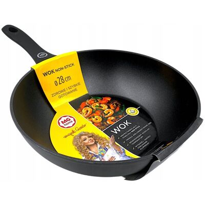 Mg Home Wok Non-Stick Patelnia 28cm Indukcja Mg Home Wok Non-Stick Patelnia 28cm Indukcja