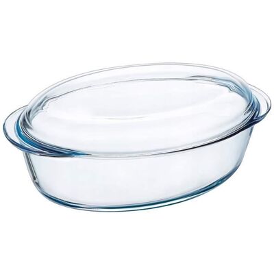 Dajar Naczynie Żaroodporne Pyrex 4 L Brytfanna Owalne Dajar Naczynie Żaroodporne Pyrex 4 L Brytfanna Owalne