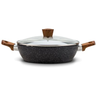 Niski Garnek Granitowy 28cm 4.2l Nava Nature 144-130 Niski Garnek Granitowy 28cm 4.2l Nava Nature 144-130
