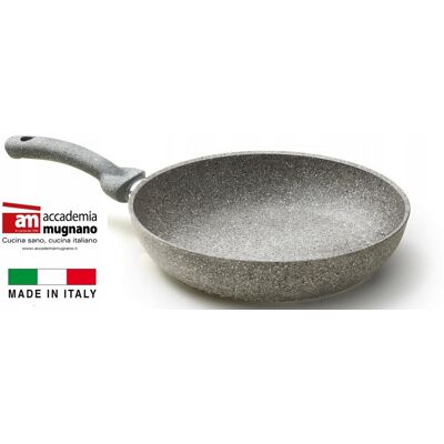 Accademia Mugnano Patelnia 32 cm Gaz Włoska Kamienna Di Pietra Accademia Mugnano Patelnia 32 cm Gaz Włoska Kamienna Di Pietra