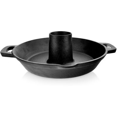 Artemis Patelnia do Pieczenia Kurczaka Żeliwna ze Stojakiem do Piekarnika Pieca Artemis Patelnia do Pieczenia Kurczaka Żeliwna ze Stojakiem do Piekarnika Pieca