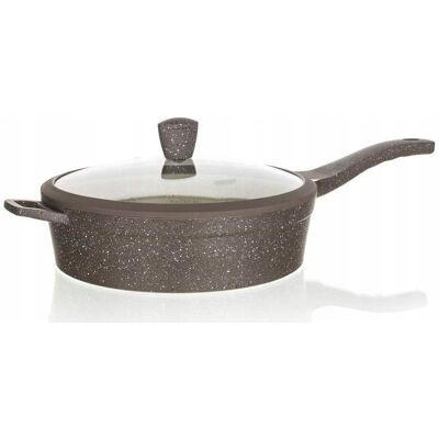 Banquet PATELNIA GŁĘBOKA z pokrywą ALUMINIUM 28 cm MARRONE Banquet PATELNIA GŁĘBOKA z pokrywą ALUMINIUM 28 cm MARRONE