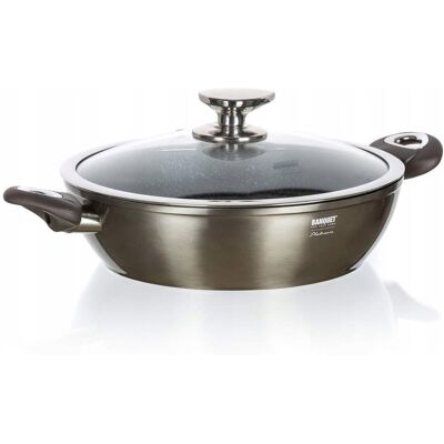 PATELNIA GŁĘBOKA z pokrywą METALIC banquet 3,7 L PATELNIA GŁĘBOKA z pokrywą METALIC banquet 3,7 L