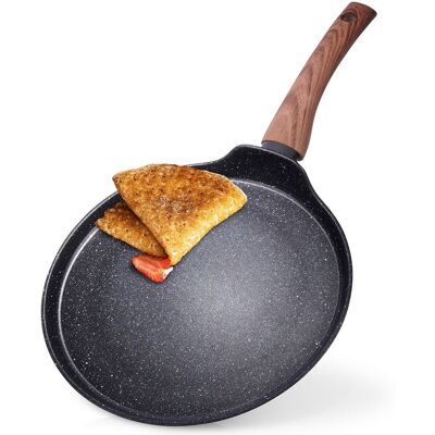 Artemis Patelnia Granitowa Do Naleśników Placków Omletów Niska Płaska 26 Cm Artemis Patelnia Granitowa Do Naleśników Placków Omletów Niska Płaska 26 Cm