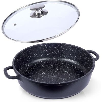 Artemis Patelnia Granitowa Rondel do Smażenia Duszenia Piekarnika Orion Grande 28cm Artemis Patelnia Granitowa Rondel do Smażenia Duszenia Piekarnika Orion Grande 28cm
