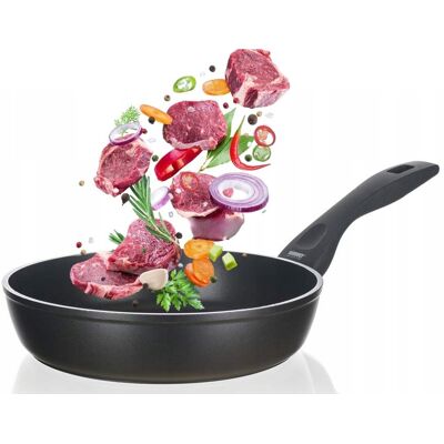 Patelnia Grazia 24 Cm Nieprzywierająca Banquet Czarna Premium Do Smażenia Patelnia Grazia 24 Cm Nieprzywierająca Banquet Czarna Premium Do Smażenia