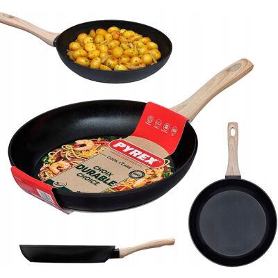 Patelnia Nieprzywierająca Pyrex Ceramiczna Cook&care; 30 Cm Indukcja Gaz Patelnia Nieprzywierająca Pyrex Ceramiczna Cook&care; 30 Cm Indukcja Gaz