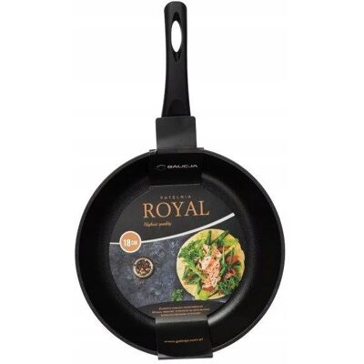 Banquet PATELNIA PATELKA 18 cm ROYAL czarna mała do kuchni smażenia indukcja Banquet PATELNIA PATELKA 18 cm ROYAL czarna mała do kuchni smażenia indukcja