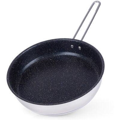 Artemis Patelnia Stalowa do Smażenia Powłoka Granitowa 26 cm Wysoka Indukcja Gaz Artemis Patelnia Stalowa do Smażenia Powłoka Granitowa 26 cm Wysoka Indukcja Gaz