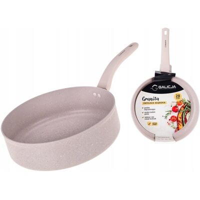 Patelnia Tradycyjna Galicja Granita 28 Cm Non-Stick (Nieprzywierająca) Patelnia Tradycyjna Galicja Granita 28 Cm Non-Stick (Nieprzywierająca)